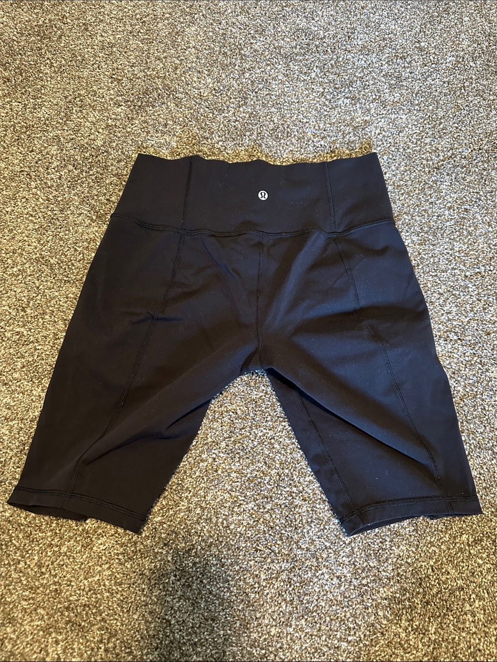 Lululemon Black High-Rise Bike Shorts